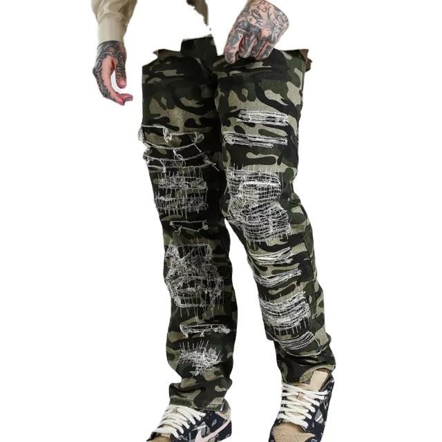 Sublimation Printed Drop Crotch Sweatpants Baggy French Terry Sportswear Oversized Fashion