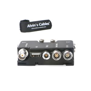 5V USB BNC Splitter Box Rotatable EXT 9 Pin Male To Run Stop CTRL Timecode