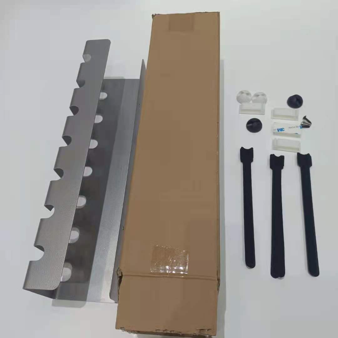 Office Under Desk Cable Management Organizer 1mm Thickness Customized Logo Acceptable