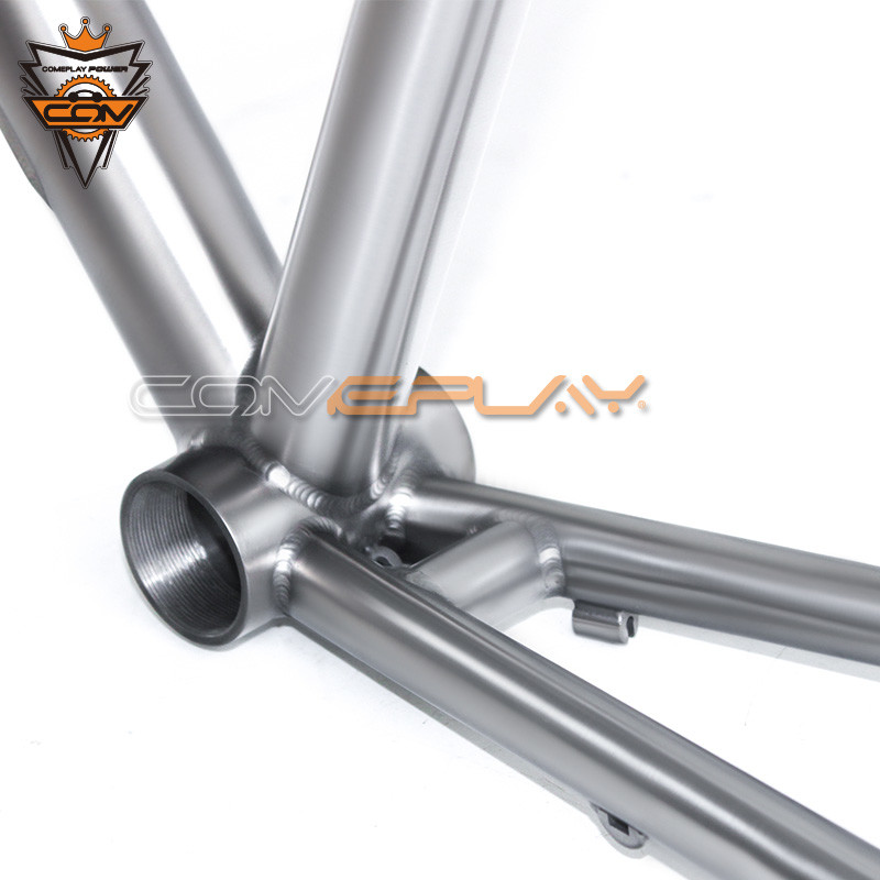 Alloy Titanium Road Bike Frame Disc Brake Internal Or External Cable Routing
