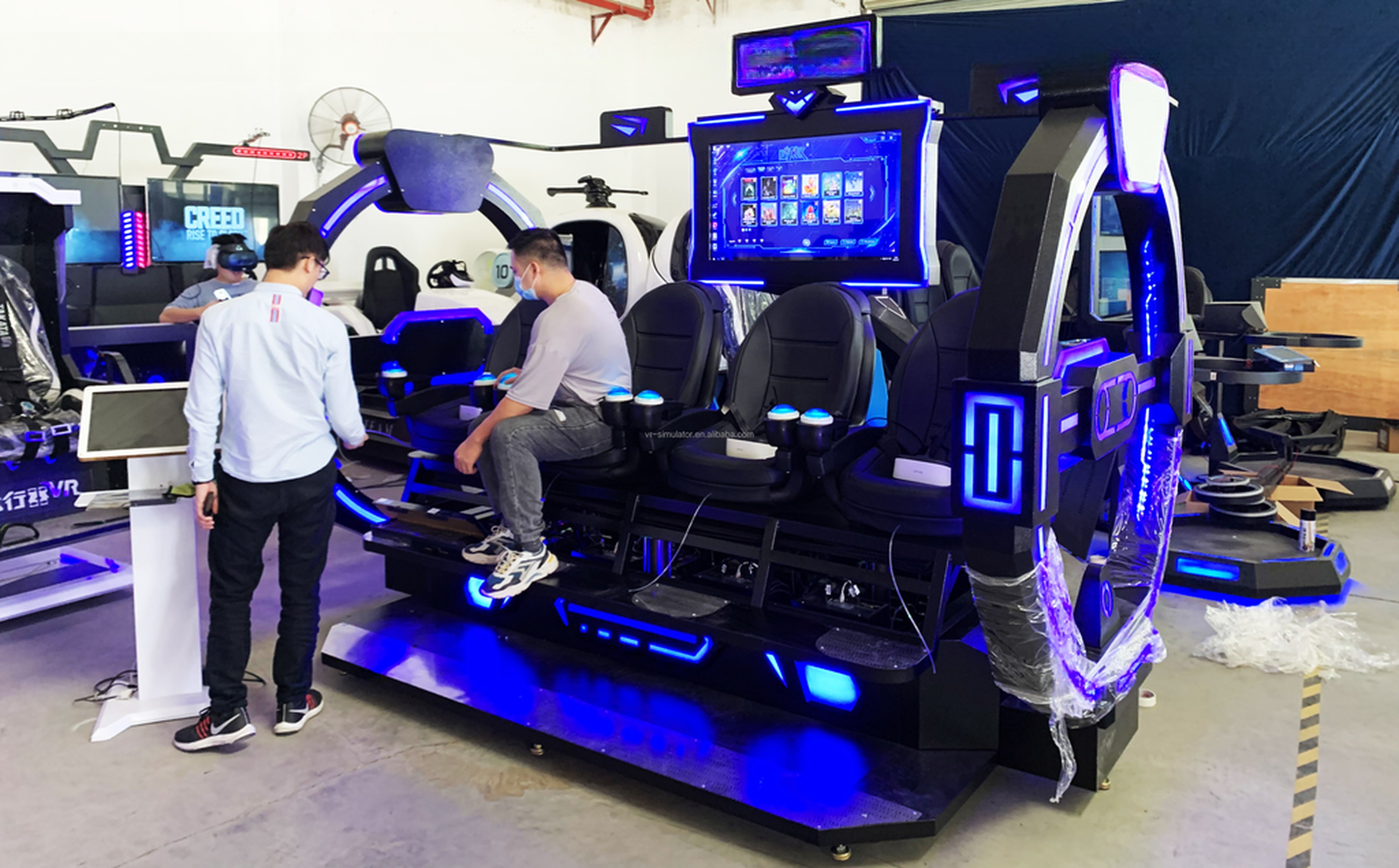 Dreamland hot sale 9d vr cinema 4 seats vr simulator for amusement park