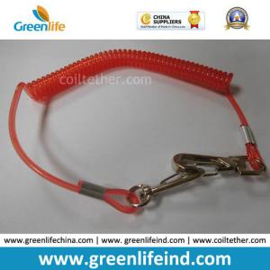  Red Hot Selling PU Spring String Coil Lanyard Tether Manufactures
