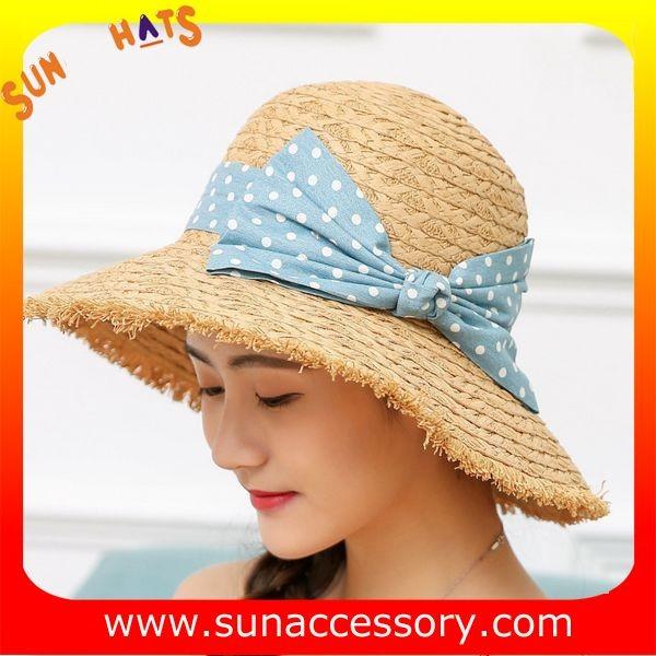 AK17540 fashion Wide brim sunny beach paper straw hats for womens in stock ,