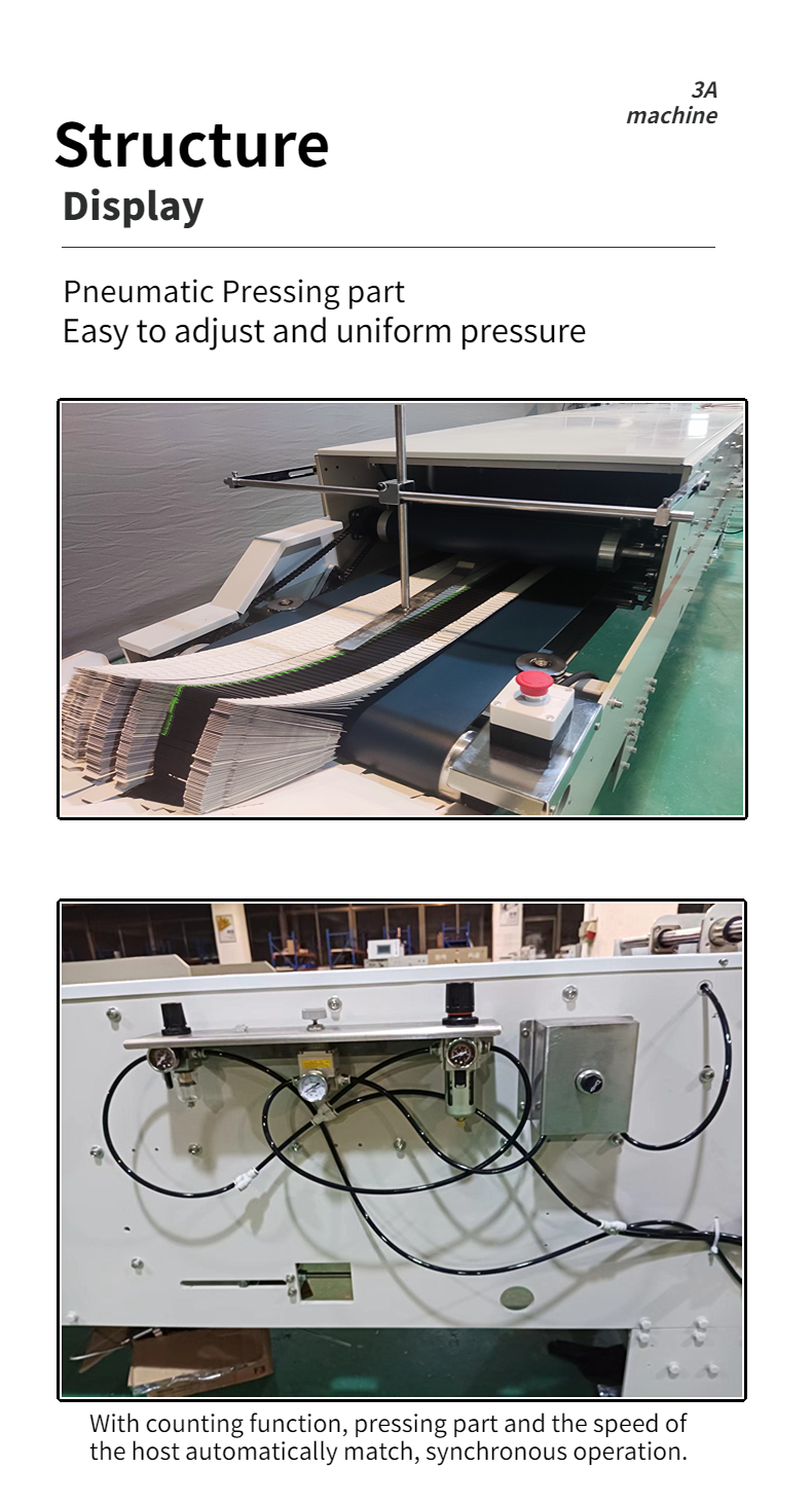 CQT-900 Automatic Adhesive Head High Speed Folder Gluer for Box Folding and Gluing