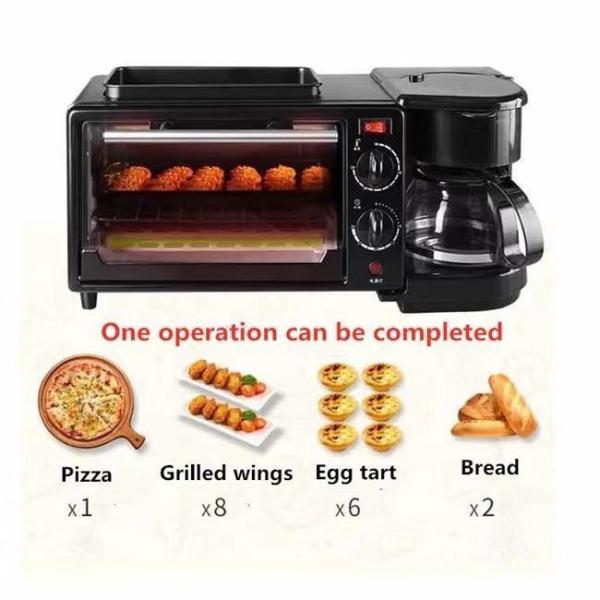 US OEM Automatic Multifunction Household 3in1 Coffee Breakfast Makers 600ml