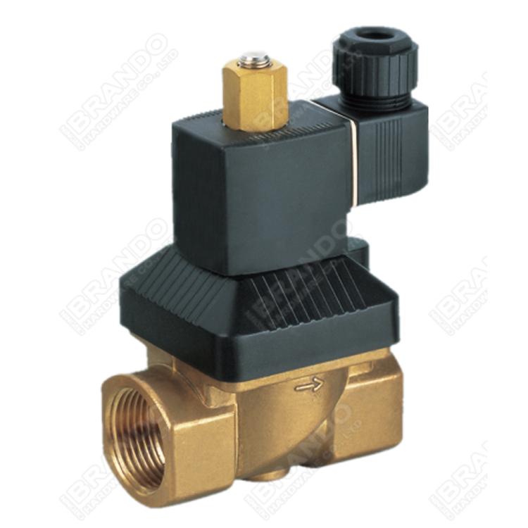 High Pressure Water Air Stainless Steel Solenoid Valve 100 Bar 12V 24V