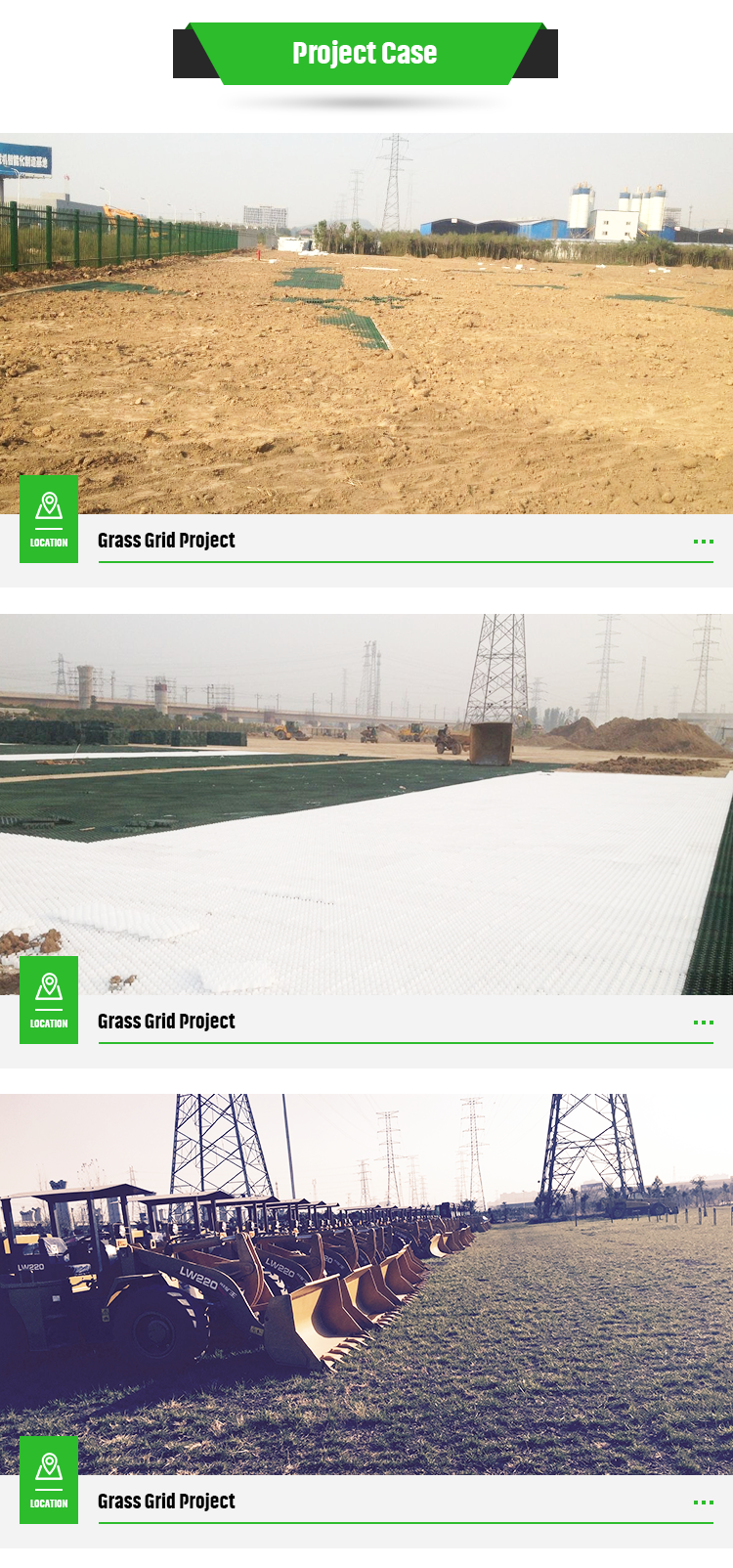Protect Turf with 480x520mm Ground Stabilising Permeable Pavers and Plastic Car Paver
