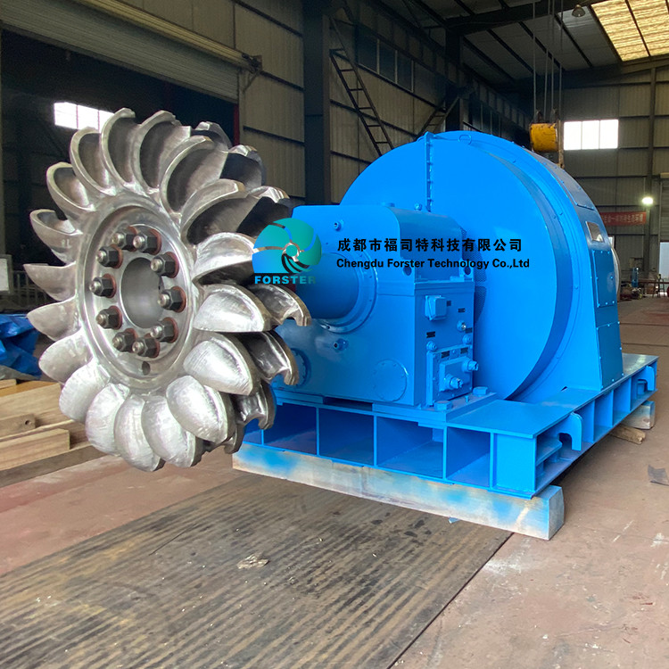 Unattended Remotely Controlled 1600KW Pelton Turbine