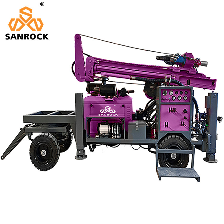 200m Deep Well Drilling Machine Full Hydraulic Water Well Drilling Rig