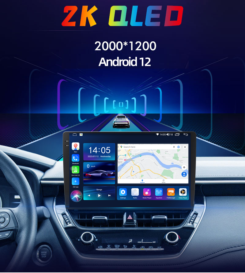 10 inch 4G Car DVD Player 1DIN 8 Core Car Stereo Audio Carplay DSP Android 10 4 64G