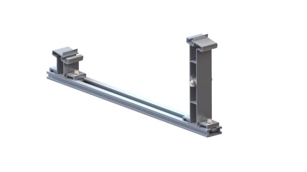 Quality 10 Degree Flat Roof Solar Mounting System Photovoltaic Framed Ballast Panel for sale