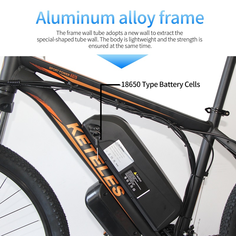 130km 26 Inch Electric Mountain Bike , 23AH Battery Powered Mountain Bike