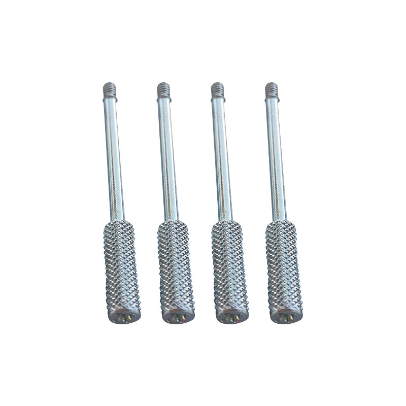 Carbon Steel Plated Stainless Steel Thumb Screws #4-40 UNC 49mm