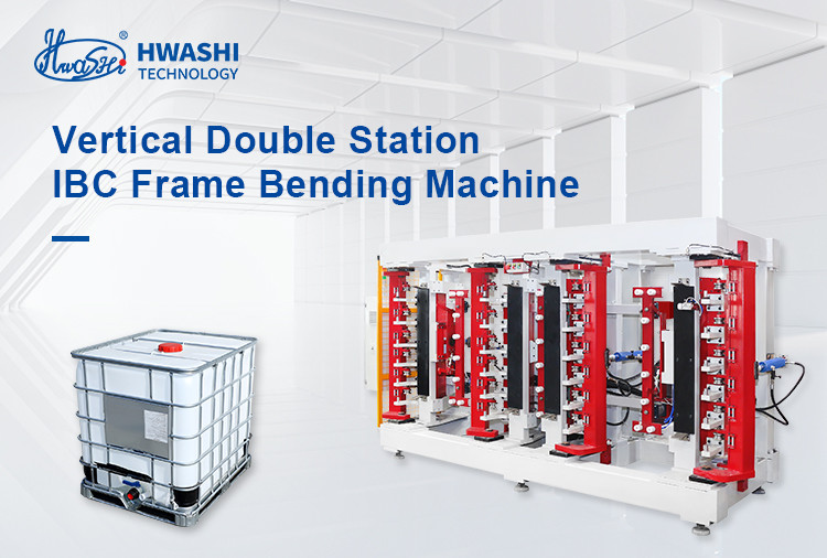 Vertical Double Station IBC Frame Bending Machine Three-Phase Four Wires 380V