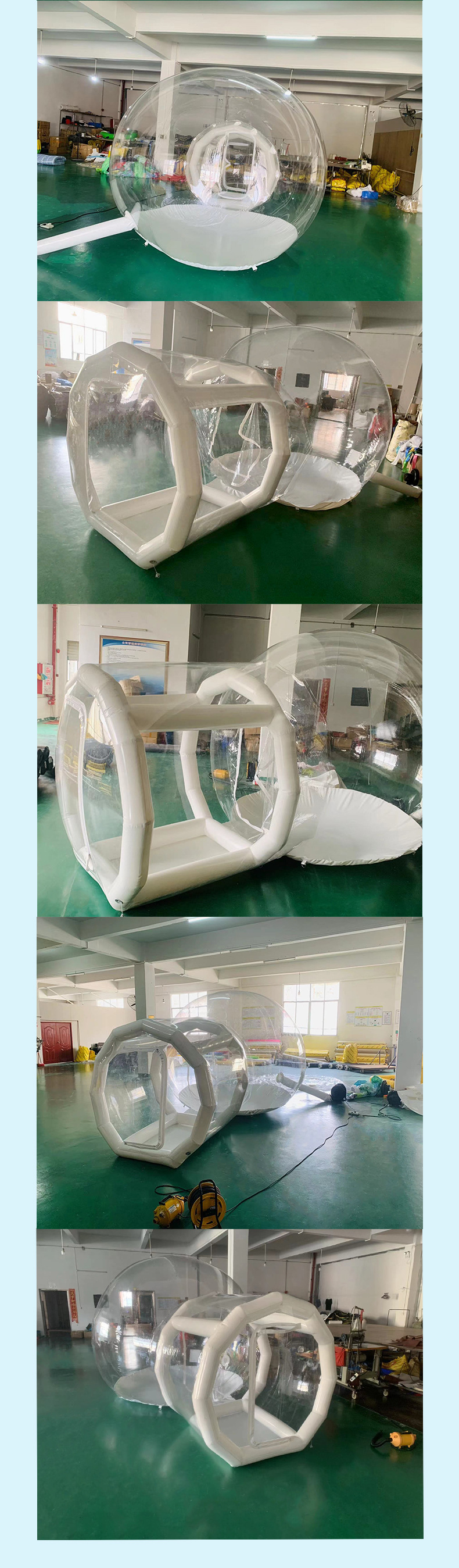 Playground Picnic Kids Party Giant Clear Camping Tent Igloo Outdoor Tunnel PVC