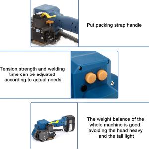 12 - 19mm Battery Powered Plastic Strapping Tool Manual Polypropylene Strapping