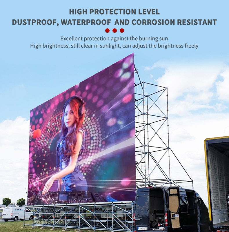 Cabinet material Die-casting Aluminum Super Clear HD LED Screen Rental Panel P1.9 P2.6 P2.9 P3.91 P4.81 LED Video Wall