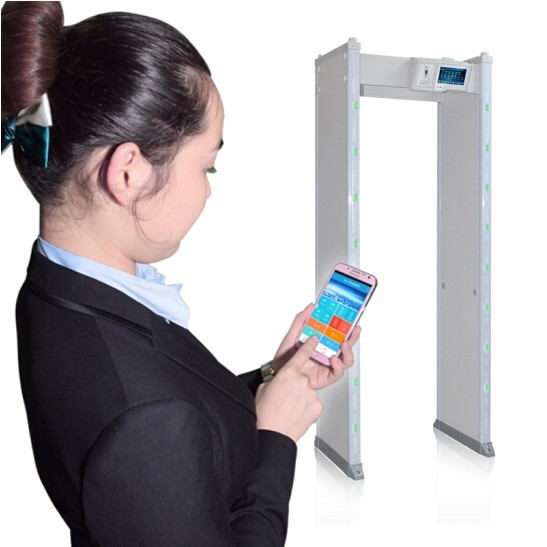 Multi - Detection Zones Archway Metal Detector With S Self Diagnostic LCD Touch Screen