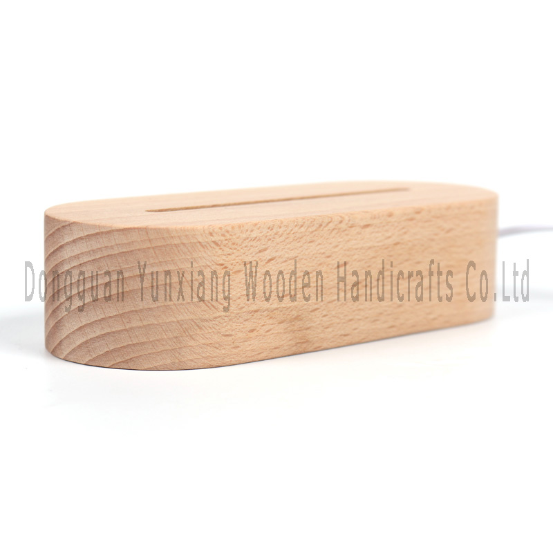 Wooden Lamp Base, Assorted Shape Solid Wooden Base Wood Desk Lamp Stand Replacement for Table Lamps DIY