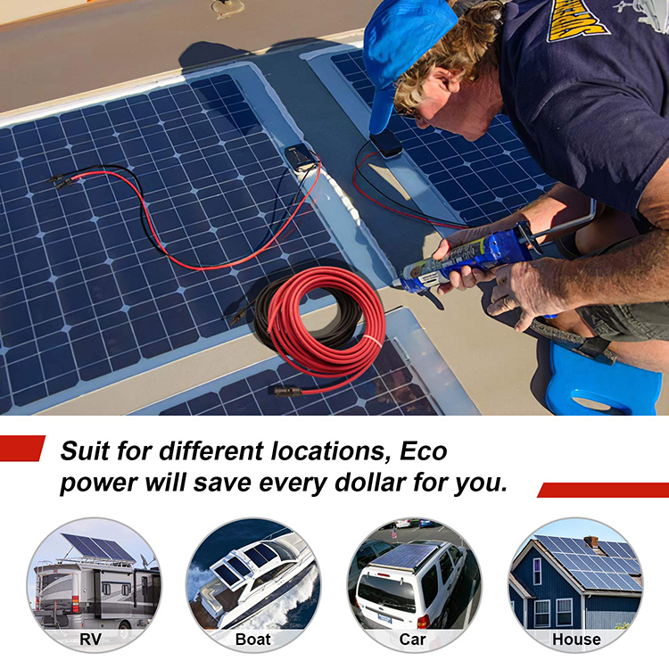 UV Resistance PV Solar Cable / Coaxial Power Cable XLPE Sheathed