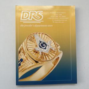  A4 Custom Catalog Printing Services UV Coating Lamination Finishing Manufactures
