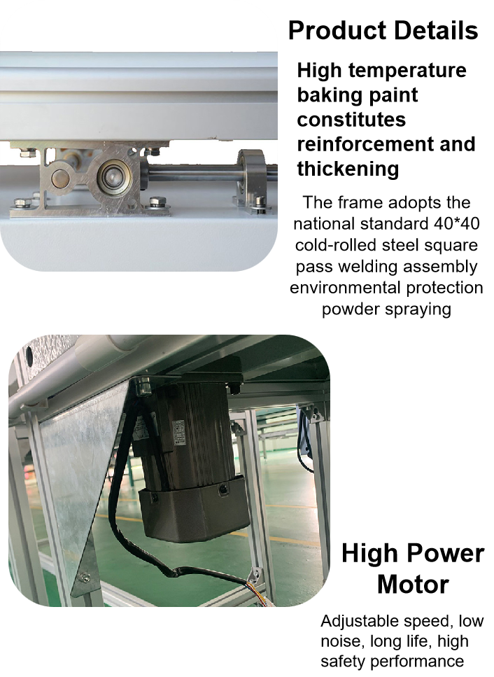 Automatic PCB SMT Machine 2.4 Meter 3 Meter SMT Conveyor Plug In Line