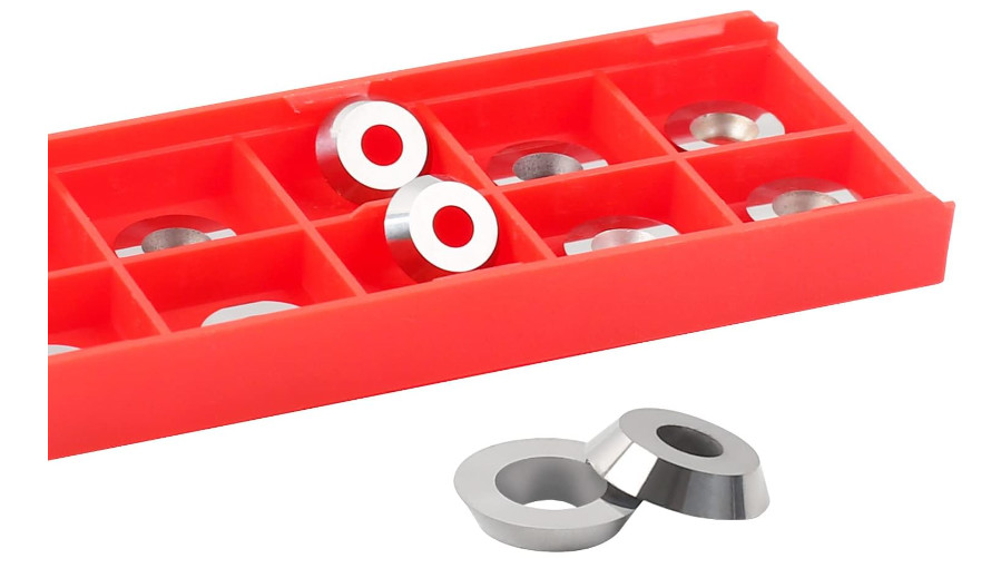 12mm Round Carbide Cutter Insert With Screws For DIY Woodworking Lathe