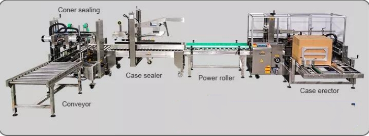 Fully Automatic Random Open Folding Box Case Former Erecting Machine Vertical Carton Erector
