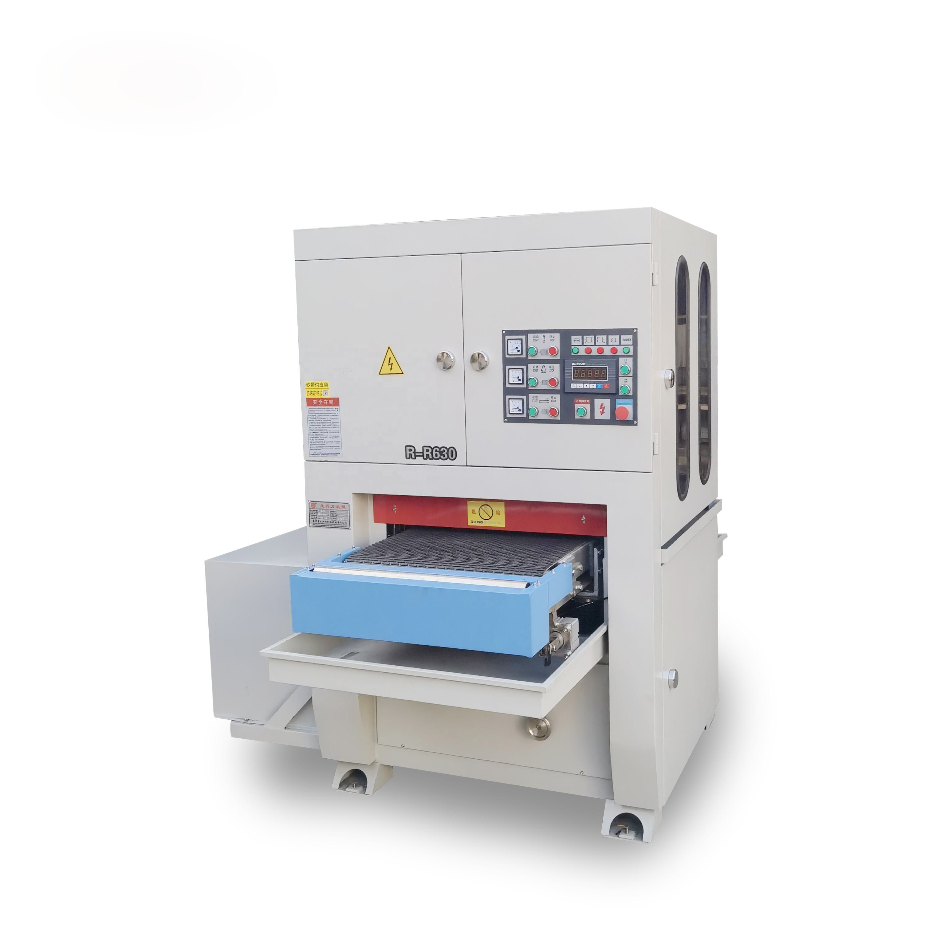 Stainless Steel Blank Sheet Polishing Machine 630mm Water Scrub Sander Wire Drawing