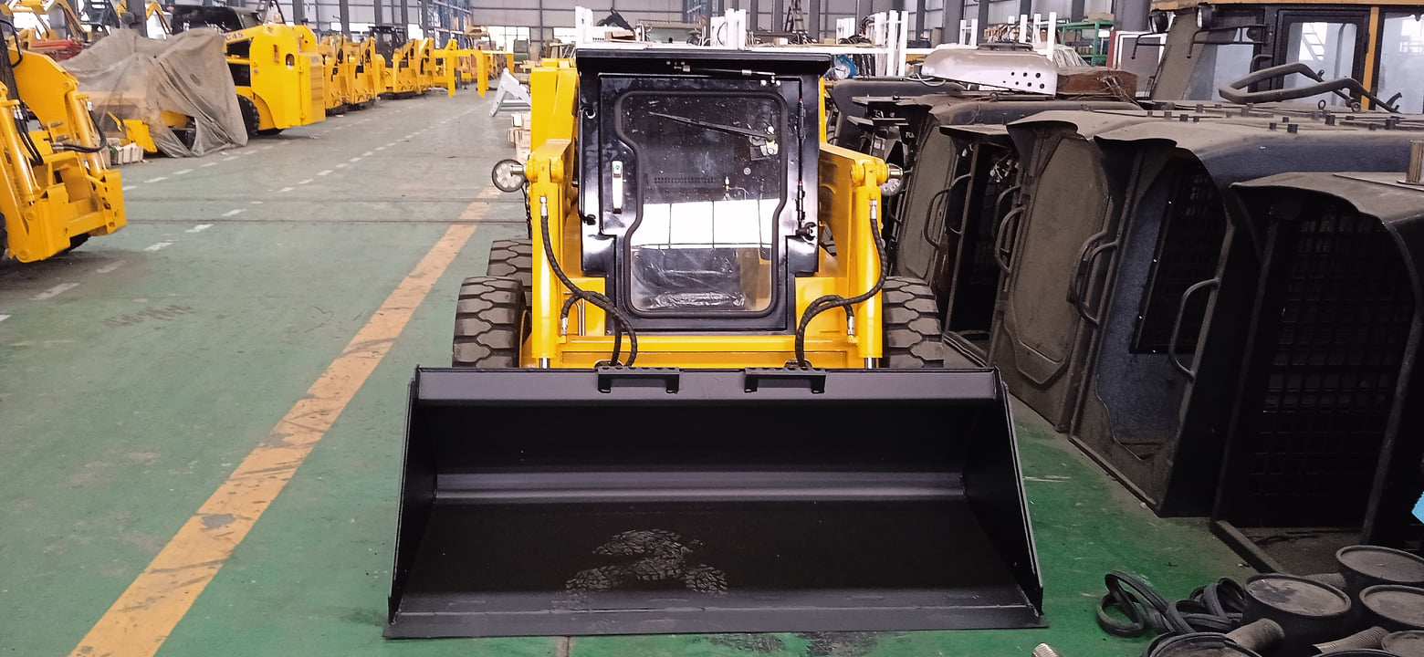 Moving Type Diesel Power Ultra-Low 500kg 700kg Skid Steer Loader for Wheel Loader