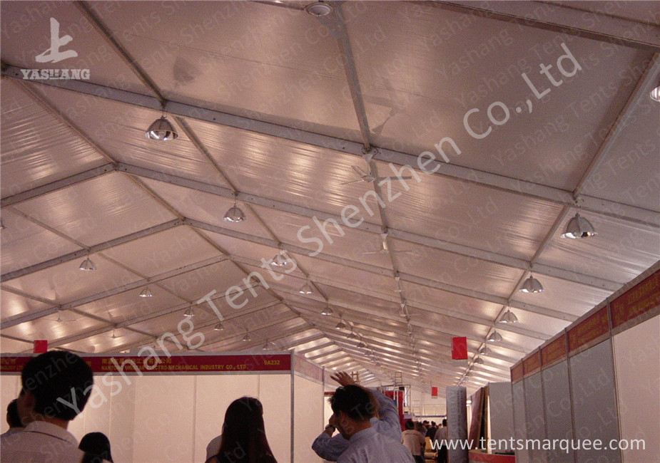 Anodized Aluminum Alloy Frame Clear Span Structures with UV Repellent Fabric Cover