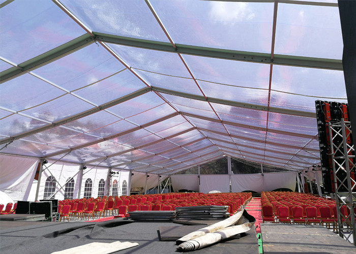 UV Proof PVC 300 People 15x20m Clear Span Tent For Wedding