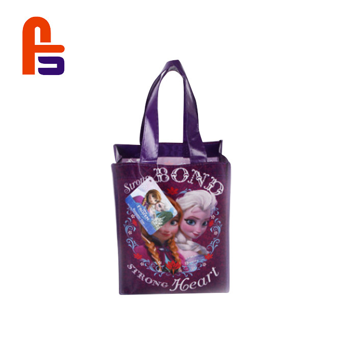 Animated Type WomensTote Bags Popular Tote Environmental Friendly Material Fabric Shopping Bag