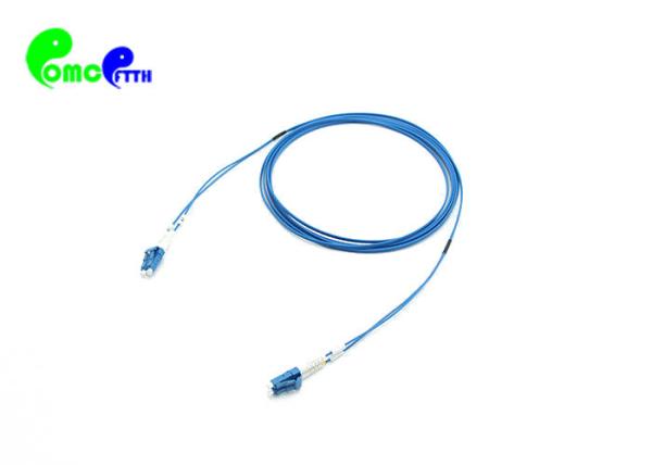 Singlemode 1.6mm OD LC UPC- LC UPC Duplex Fiber Optic Patch Cord G657A1 LSZH