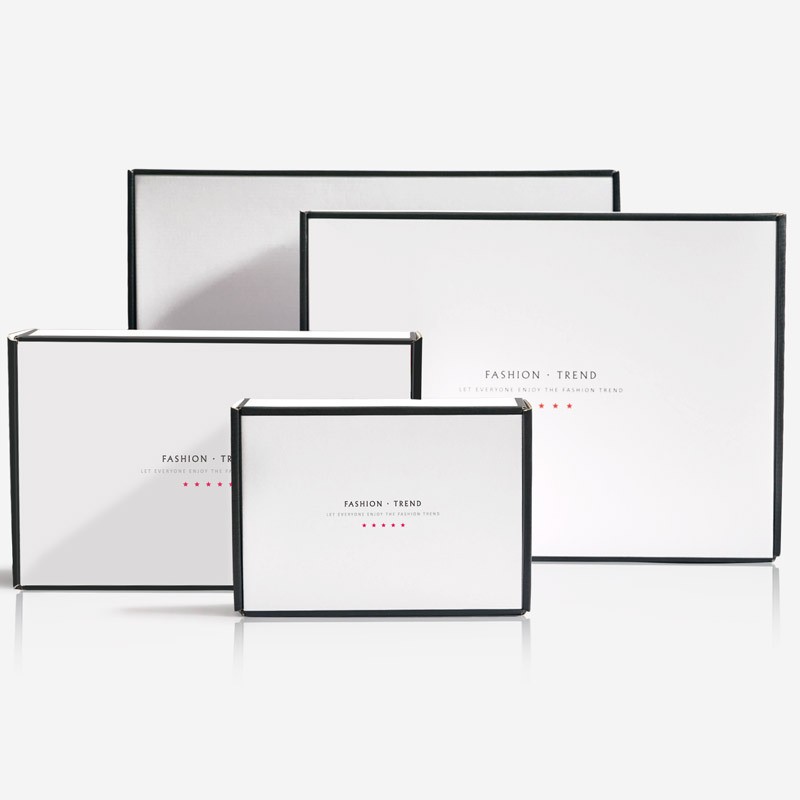 Corrugated Paper Food Packaging For Fruit Salad With Clear Window