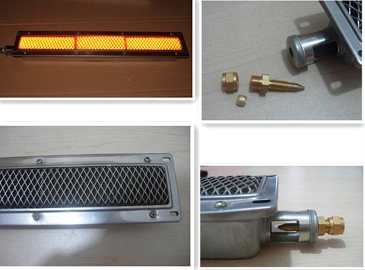 HD400 Gas BBQ Grill Burners Smokeless Flameless Aluminized Steel