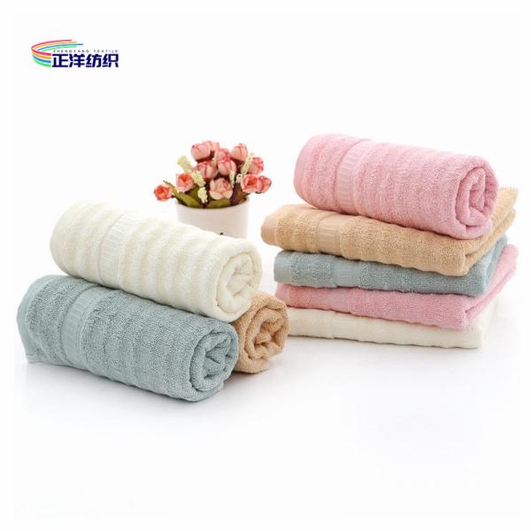 Kitchen Reusable Cloth Four Color 35x75cm 400GSM 21S Cotton Bath Towel Face