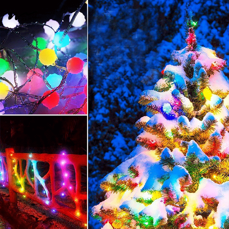 Remote Controlled LED String Lights Voice Activated and Colorful Running Horse Design