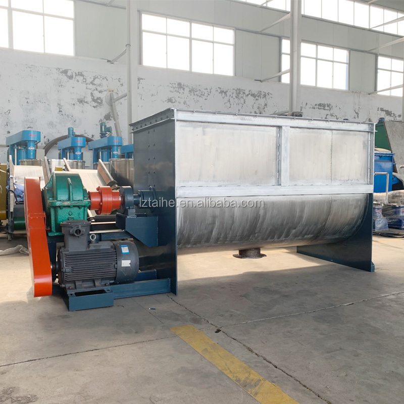 Chemical Fertilizer Mixer Wall Putty Powder Horizontal Mixing Machine Ribbon Mixer