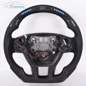  2022 Custom LED Land Rover Defender Steering Wheel Carbon Fiber Black Leather Manufactures
