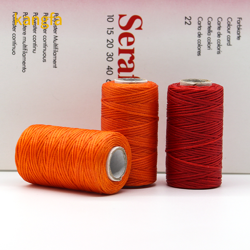 Small Roll 150d 0.8mm 30meters Spun Wax Thread for Hand-woven Bags and Bracelets