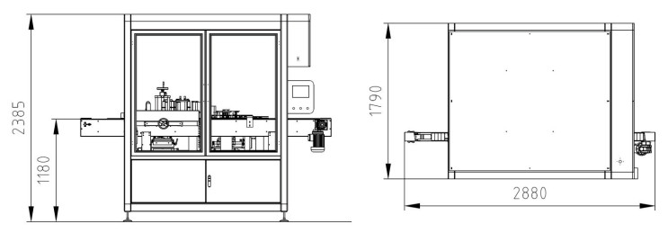 10000BPH TN-200DH Rotary High Speed Labeling Machine 220V 6.5KW