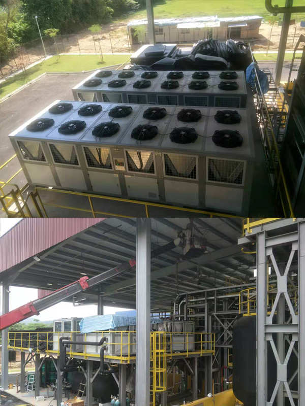 40kw Chilled Water Air Conditioning System Water Cooled Compressor Refrigeration