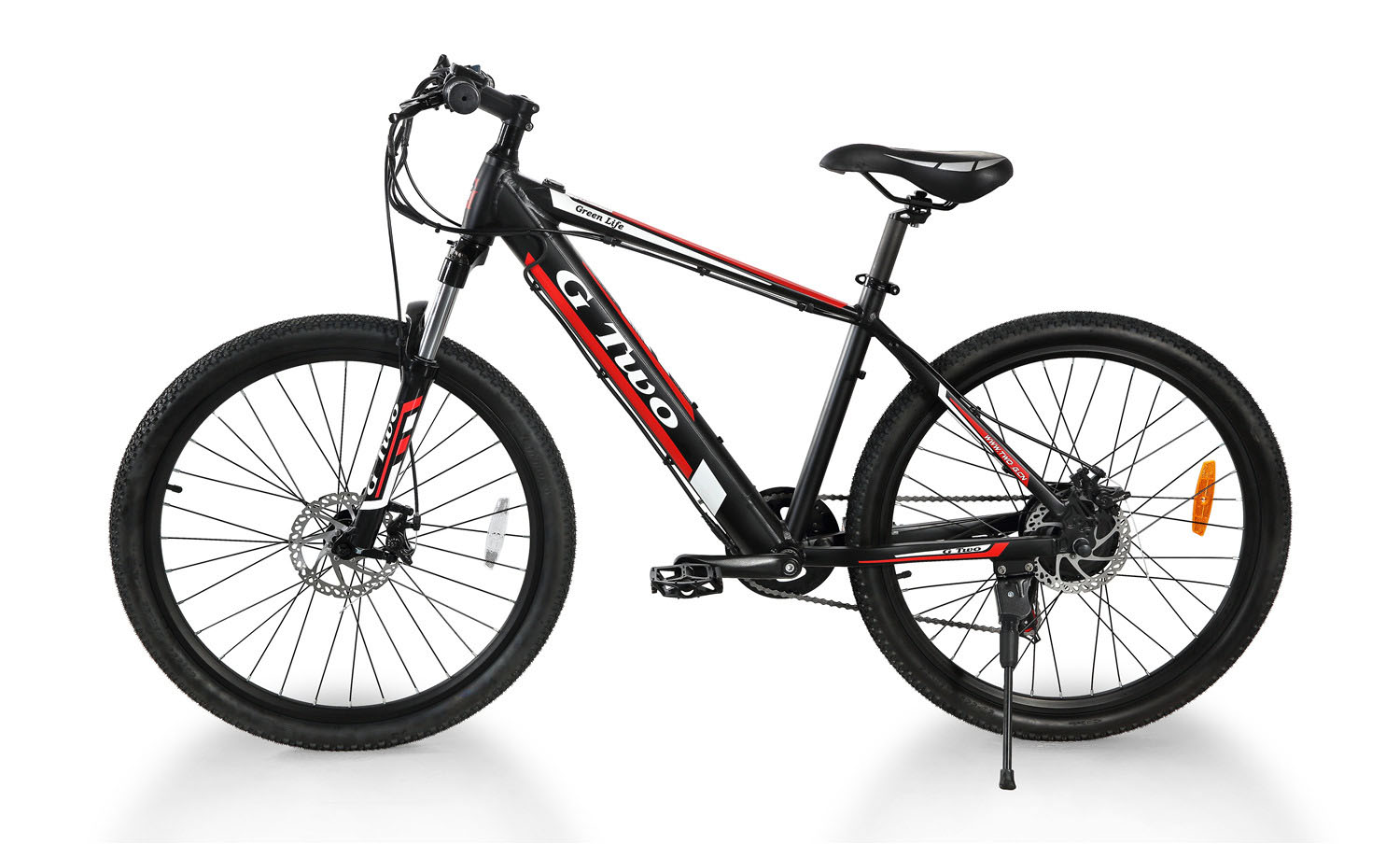 Multifunctional 26 Inch Wheel Electric Bike 48V Aluminium Alloy Frame With LCD Display