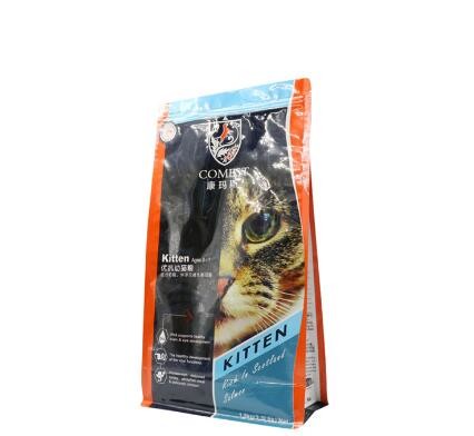 Flexible Packaging Custom Printing Plastic Cat Pet Food Stand Up Zipper Pouch With Zip Lock