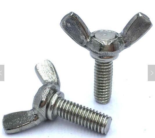 DIN316 High Strength Flat Head Screw Butterfly Thumb Stainless Steel Regular