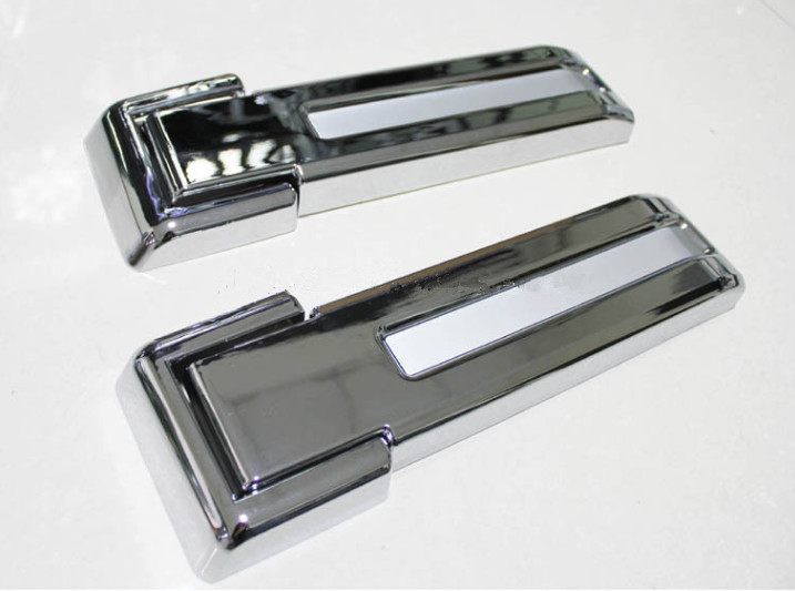 Rear door Chrome accessories Spare tire rack hinge cover For Jeep Wrangler JK 2007+ 4x4 auto accessoires