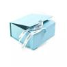 Buy cheap custom blue baby clothes gift box luxury baby shoes paper cap box hinged hat box from wholesalers