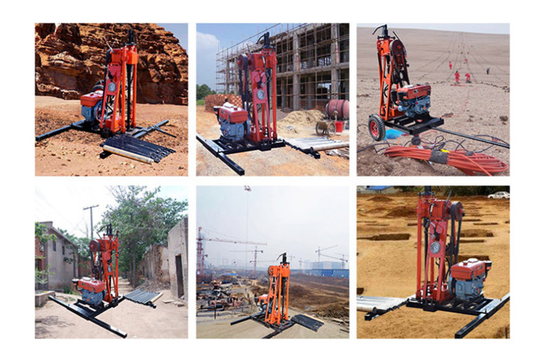 50m Winding Engine Small Borehole Drilling Machine