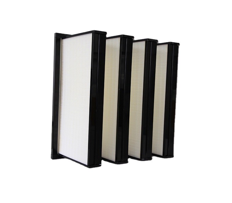 Industrial V Bank Air Filter HEPA Air Purifier 220V 110V For W Type Air Conditioner Odor Removing